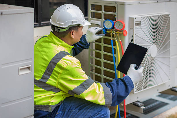Professional Air Conditioning Repair technician working in Brixey, MO